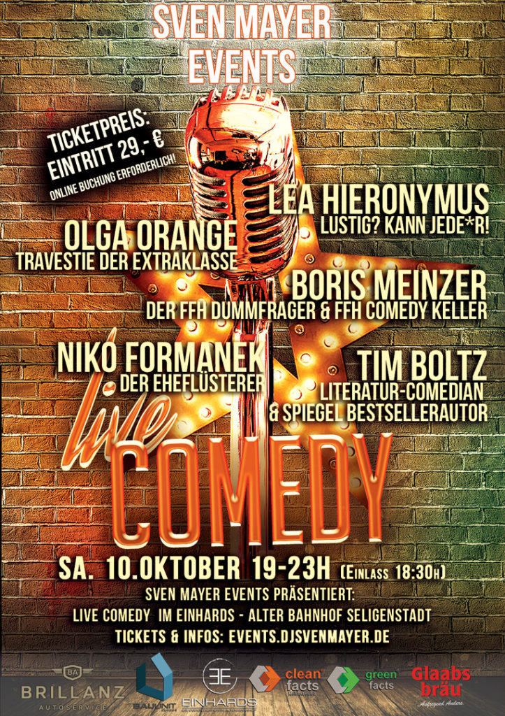 LIVE Comedy – EINHARDS – Seligenstadt